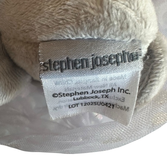Stephen Joseph Gray Elephant Plush with Tutu - Picture 3 of 3